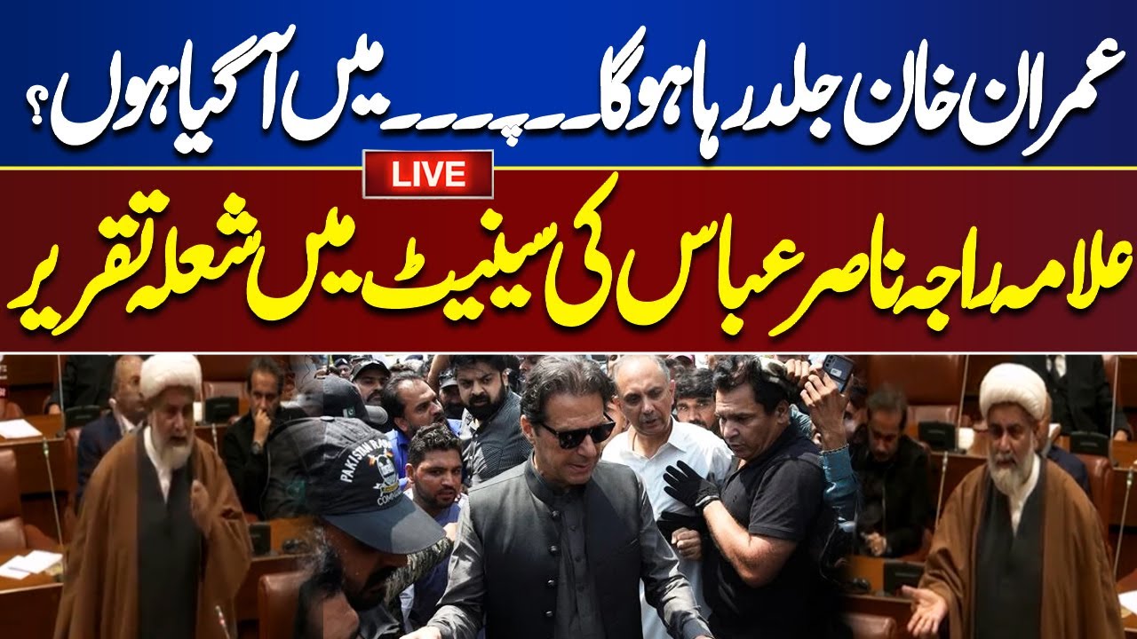LIVE :Imran Khan Relase Soon? Political Storm in Senate: Raja Nasir Abbas’ Fiery Speech | Dunya News