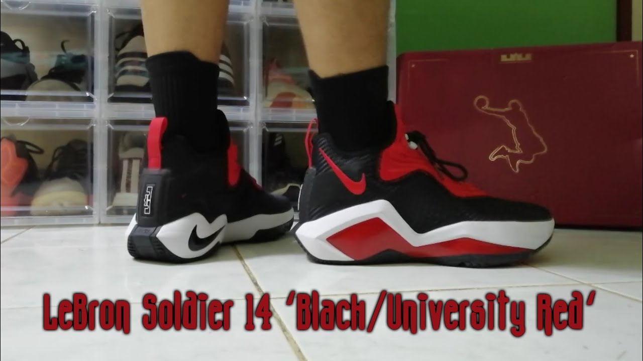 Nike LeBron Soldier 14 EP 'Black/University Red'