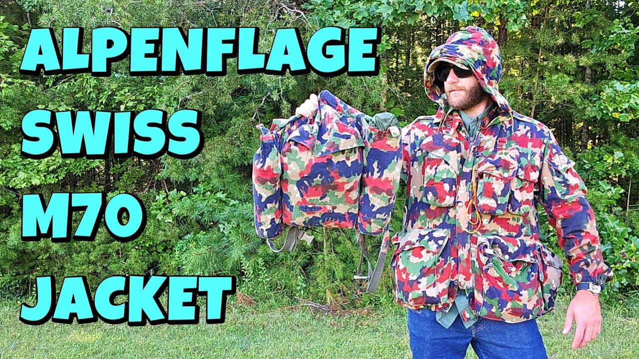 Swiss Alpenflage M70 Jacket Loadout | Bushcraft, Camping, & Scouting