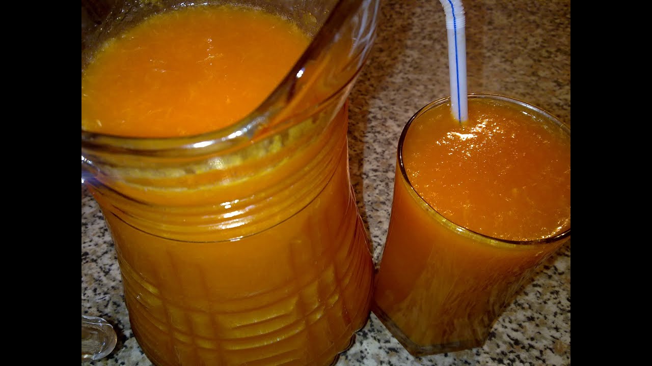 عصير البرتقال بالجزر