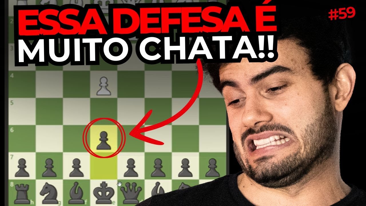 A defesa FRANCESA é  MUITO CHATA! Troquei por uma muito AGRESSIVA...  SpeedRun Xadrez Online #ep59