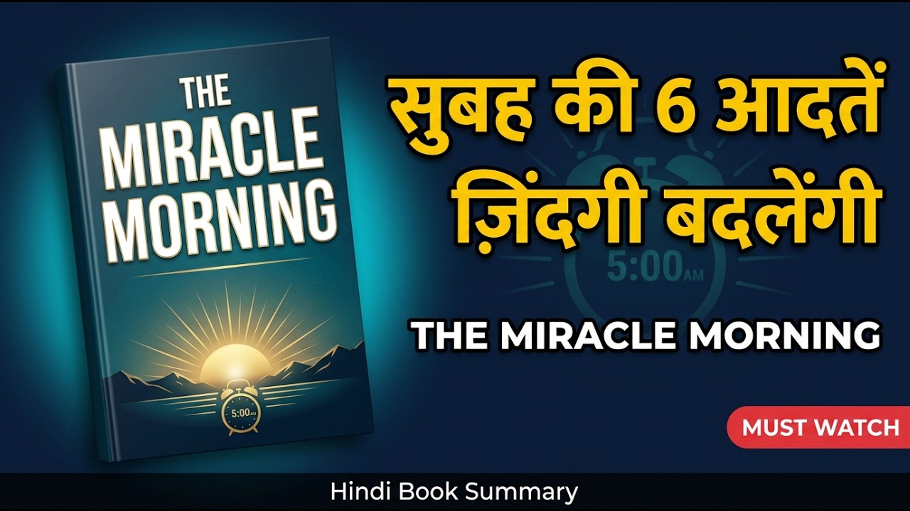 The Miracle Morning Book Summary in Hindi | सुबह जल्दी उठने की 6 पॉवरफुल आदतें