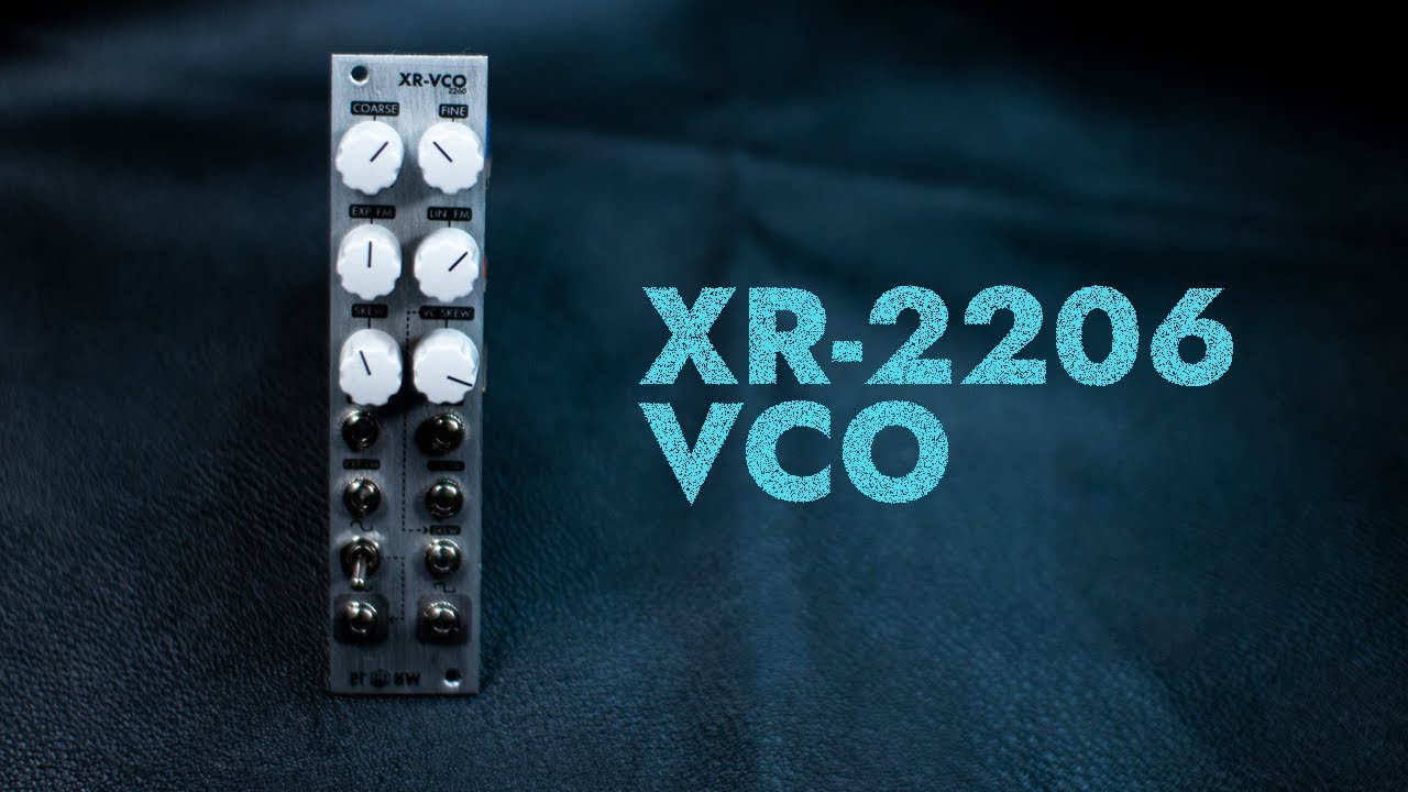 DIY EURORACK XR-2206 VCO