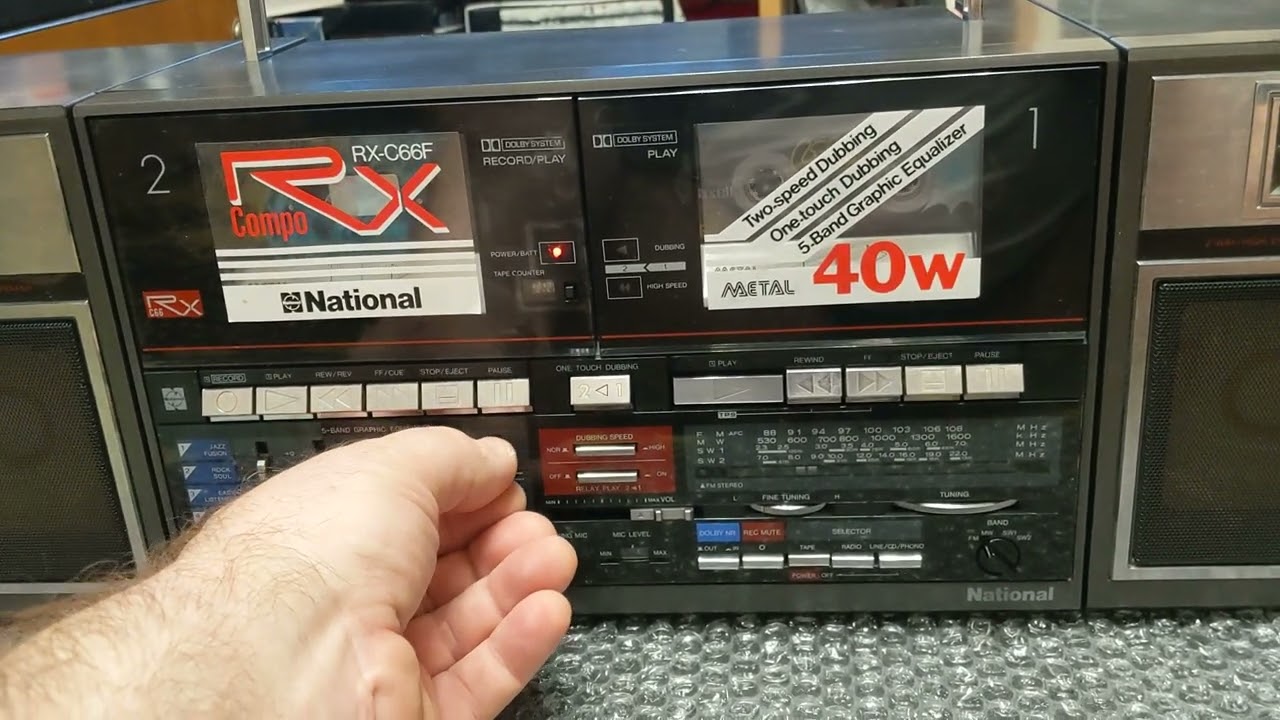 National RX-C66F (FM-сетка вещания)