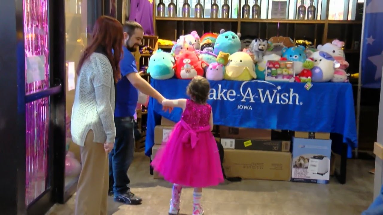 Make-A-Wish Iowa and Hyvee Cedar Falls help local little girl's wish come true
