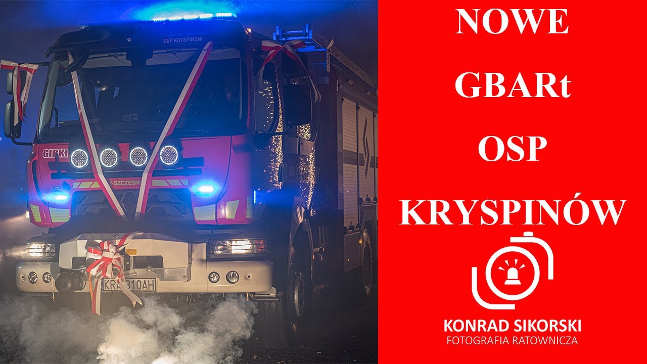 Nowy średni samoch&oacute;d ratowniczo gaśniczy w OSP Kryspin&oacute;w