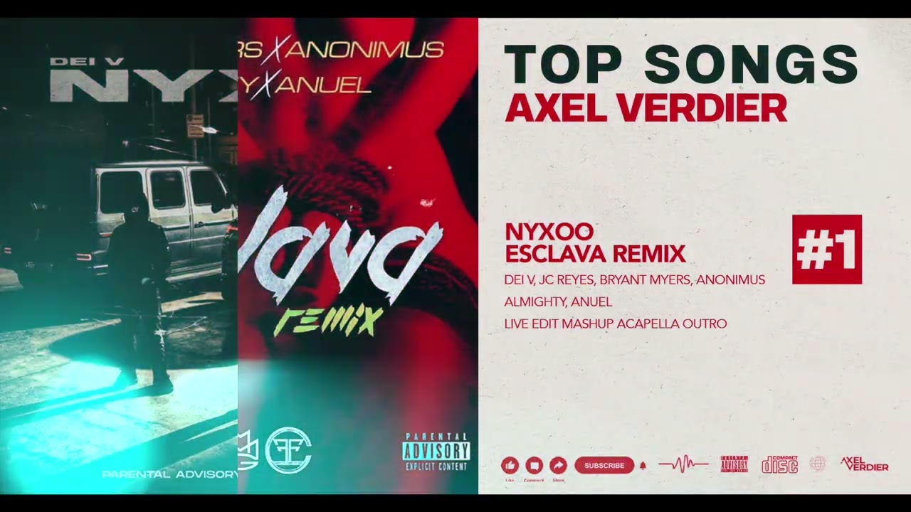 NYX00 x Esclava Remix || Axel Verdier Mashup (DEI V, JC Reyes, Bryant Myers, Anonimus)