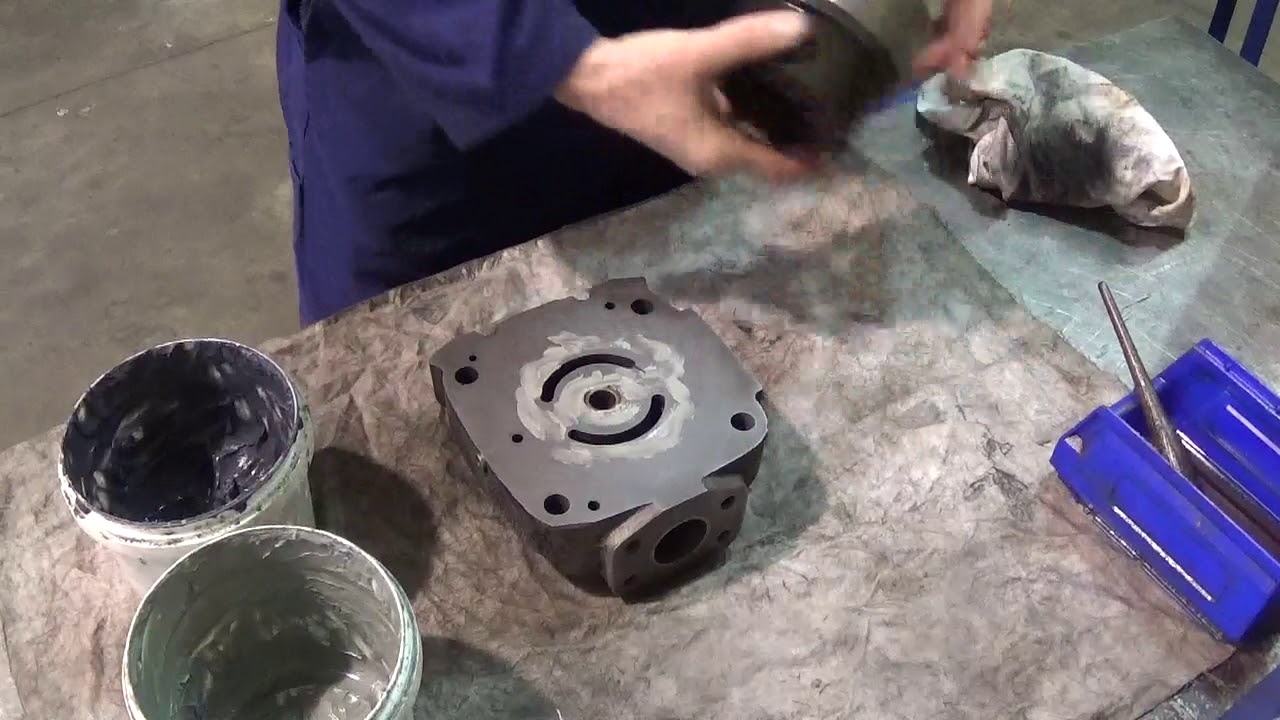 Volvo L220 Hydraulic pump Strip, Clean and Rebuild