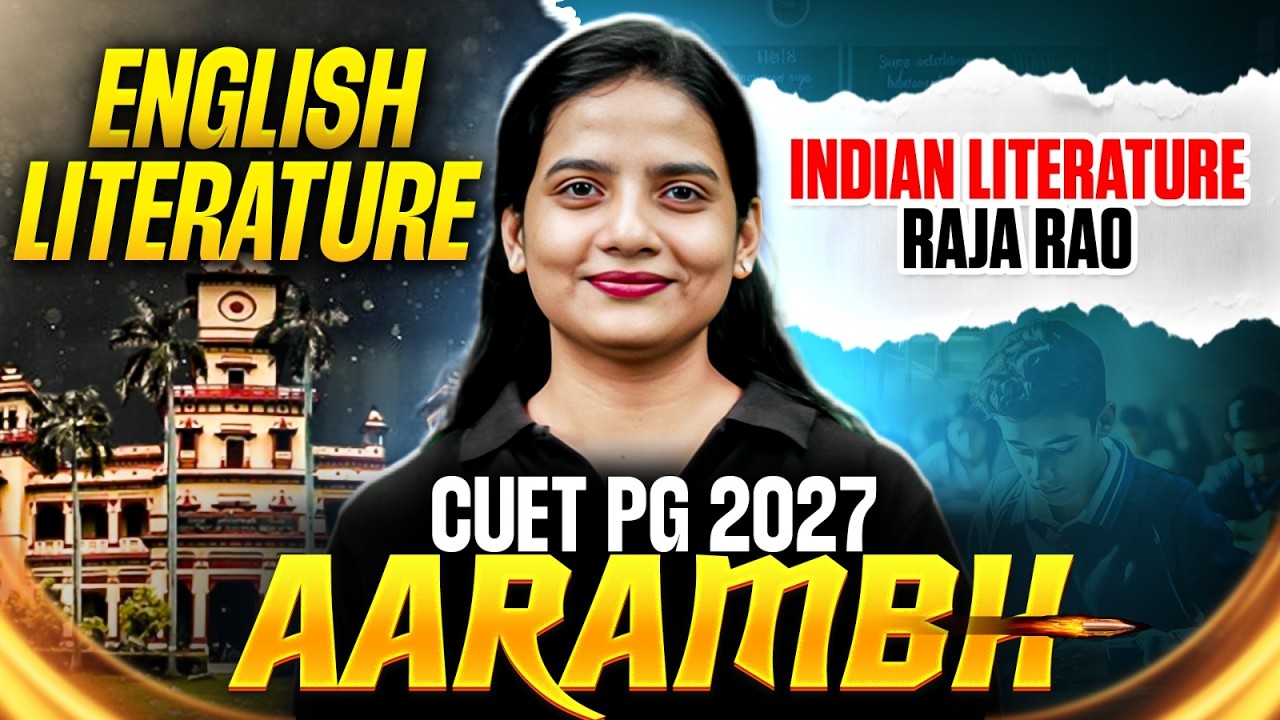 CUET PG English Literature 2026 | CUET PG English Indian Literature: Raja Rao