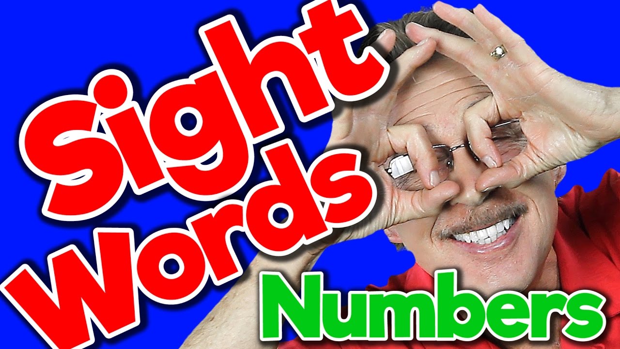 Sight Words - Numbers | Sight Words Kindergarten | High Frequency Words | Jack Hartmann