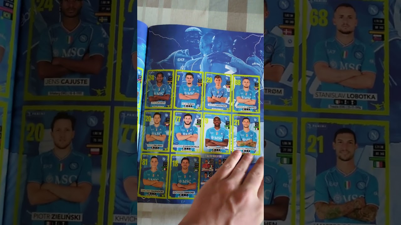 Album Cartonato CALCIATORI PANINI 2023/2024 - Completo 100%