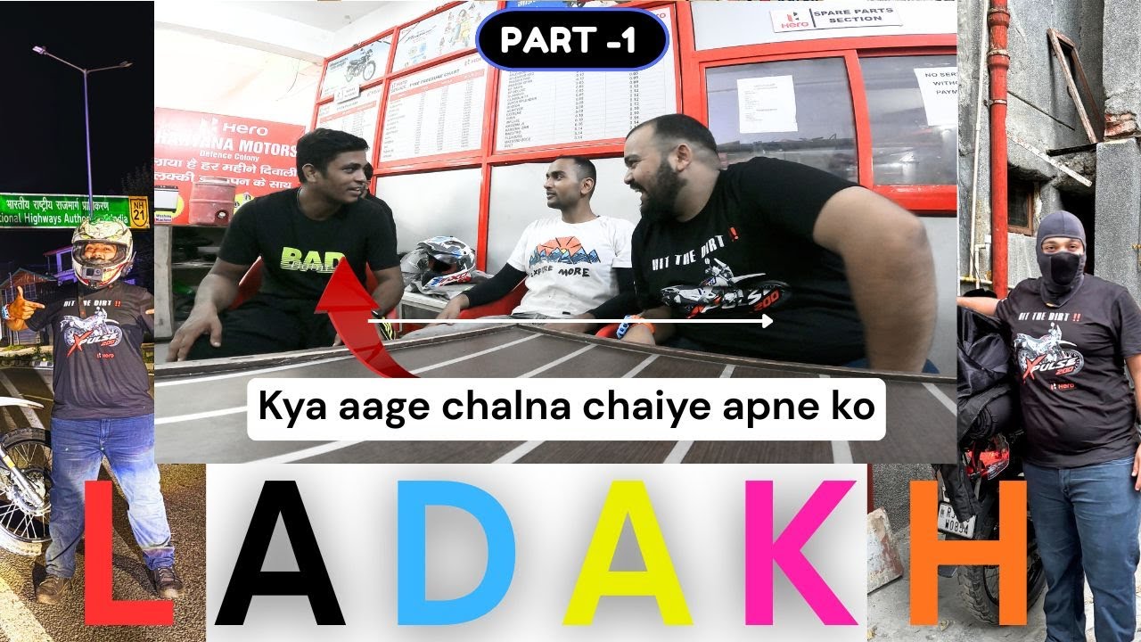 Ladakh Ride Ka 1st Din Hi Itna Kharab Gya | Part - 1 | MrRohitMota | Zanskar Series