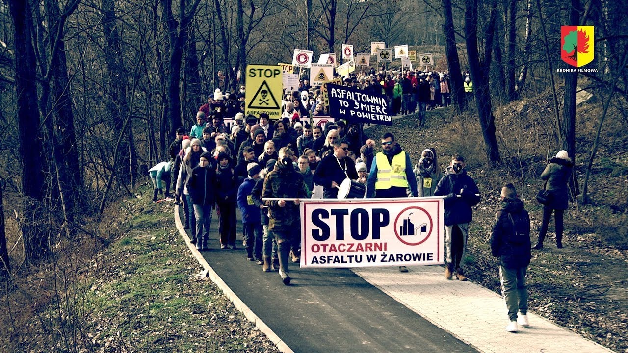 Solidarnie przeciwko budowie asfaltowni w Żarowie