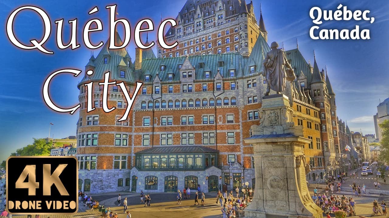 Québec City, Canada 4K HDR Drone