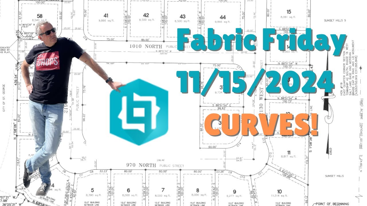 Parcel Fabric - Curves in COGO