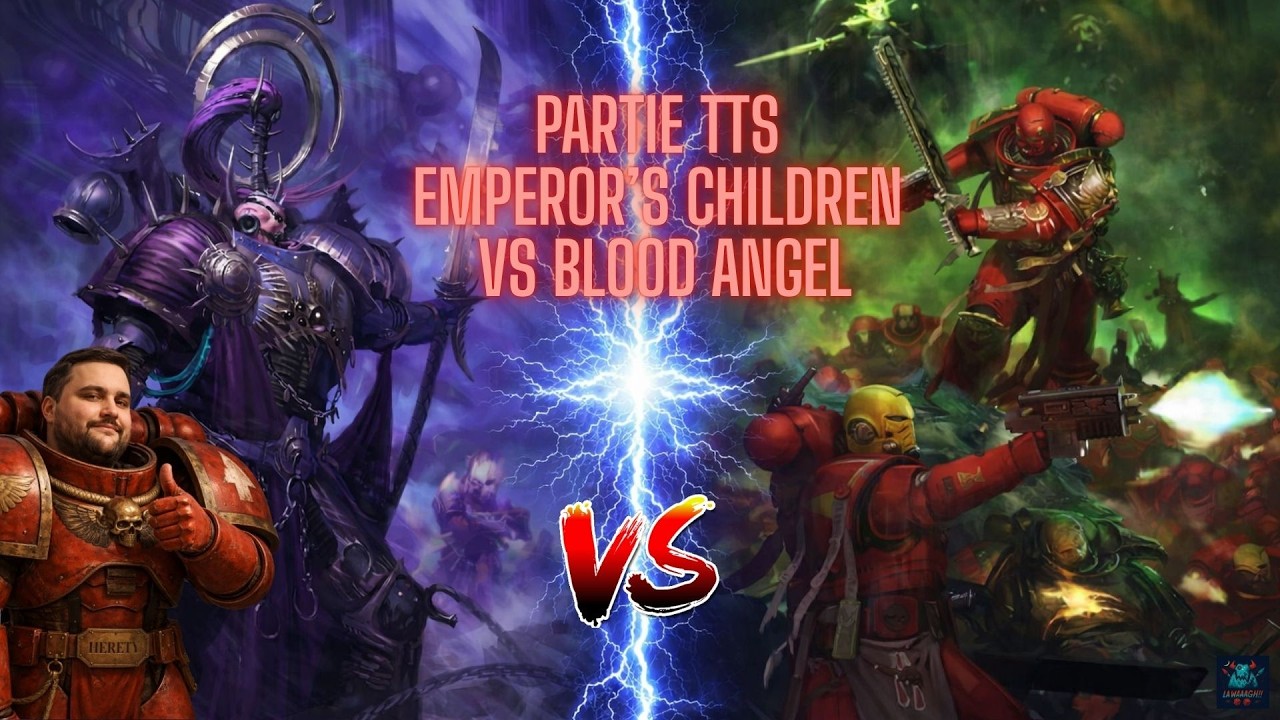 Partie TTS Emperor's Children vs Blood Angel (tournois  de @bij0rn )