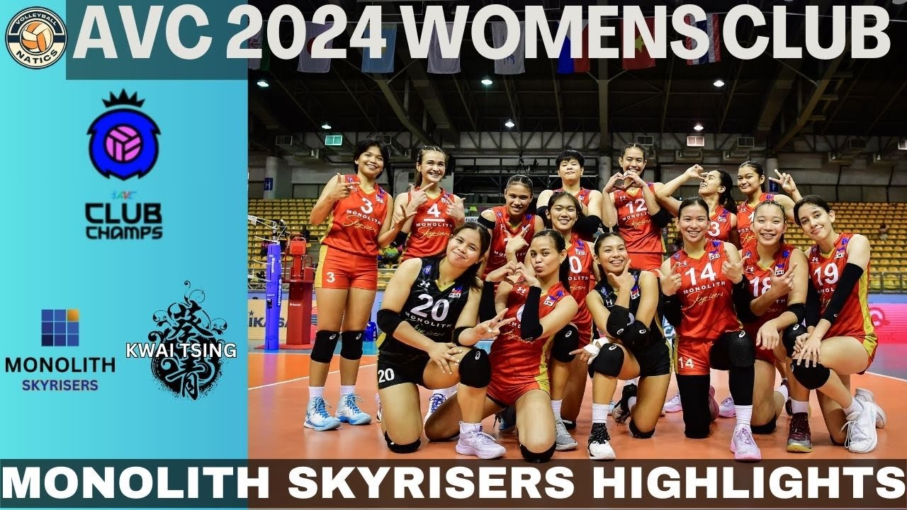 AVC 2024 WOMEN'S CLUB CHAMPIONSHIPS: MONOLITH SKYRISERS (NU LADY BULLDOGS) GAME HIGHLIGHTS SF ROUND