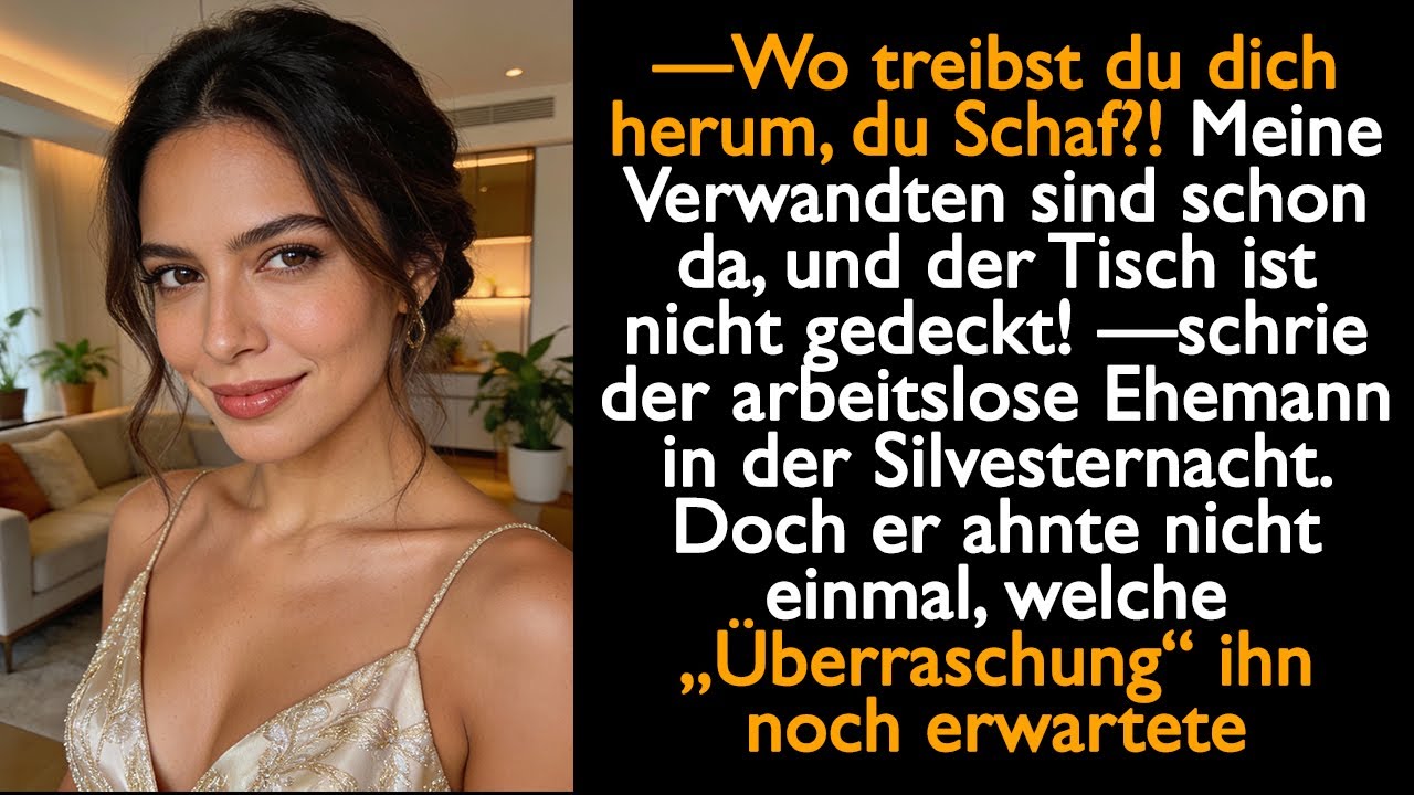 —Meine Verwandten sind schon da, und der Tisch ist nicht gedeckt! —schrie der arbeitslose...