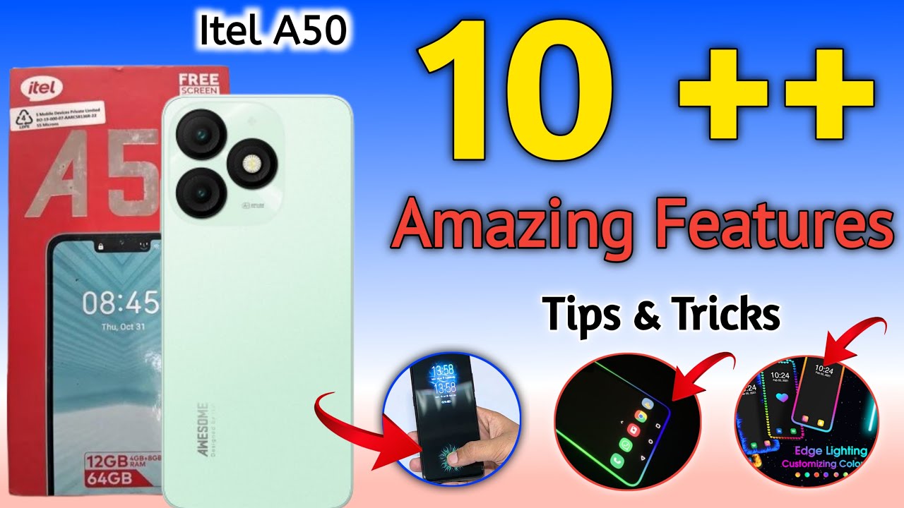 Itel A50 Tips & Tricks | Itel A50 Top 10 Hidden features | tips and tricks || Itel A50c tips & trick