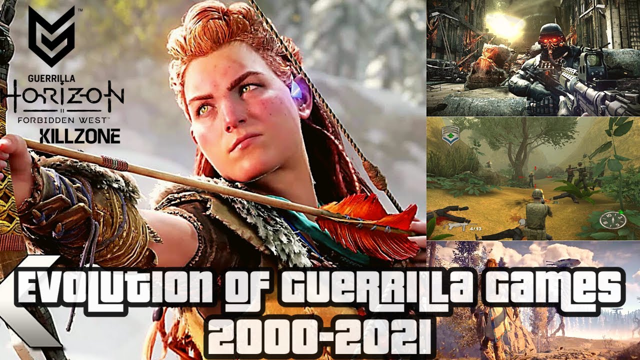 Evolution of Guerrilla Games 2000-2021