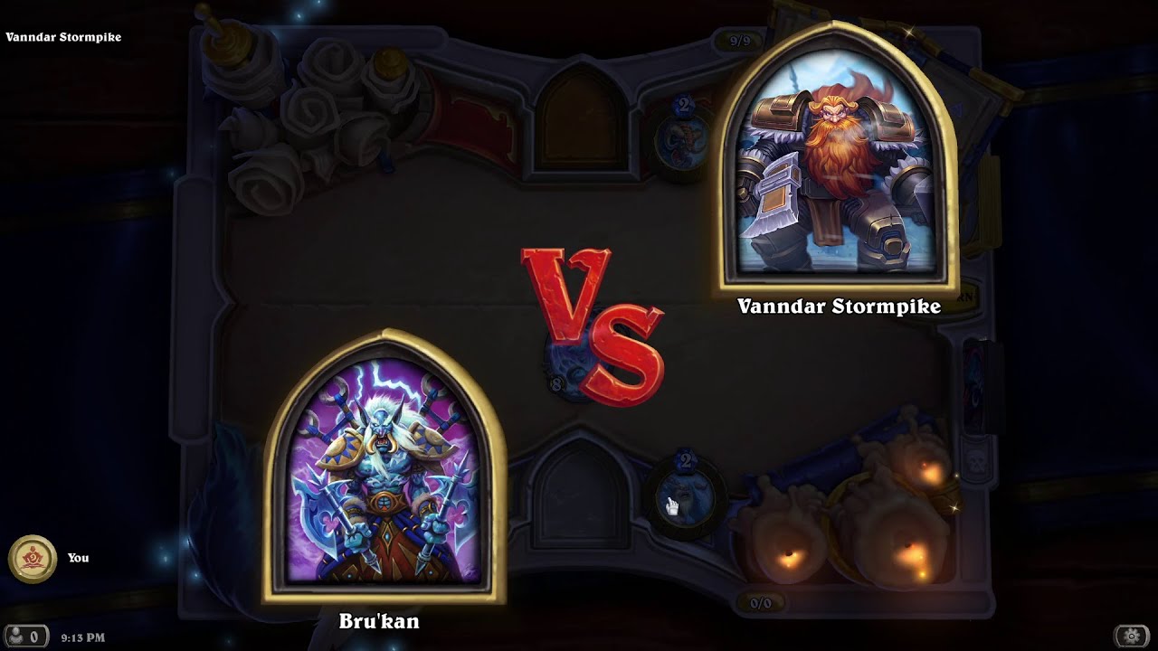 Book of Mercenaries Bru'kan vs Vanndar Stormpike | Hearthstone Book of Mercenaries