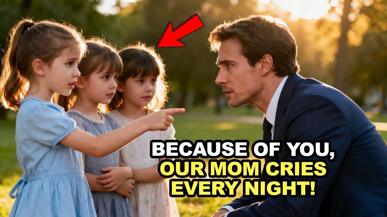 BILLIONAIRE CEO ABOUT TO TAKE A CAB SEES HIS EX WITH KIDS — ONE GIRL REVEALS MOM STILL CRIES