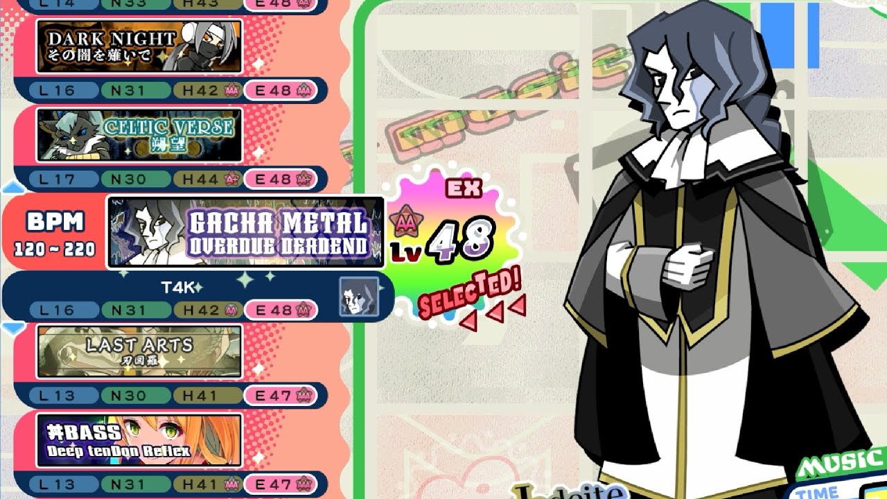 ガチャメタル / OVERDUE DEADEND EX48【ポップンHigh☆Cheers!!】