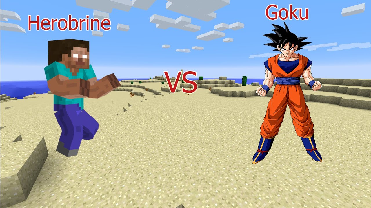 Herobrine Vs. Goku (Minecraft Animation)