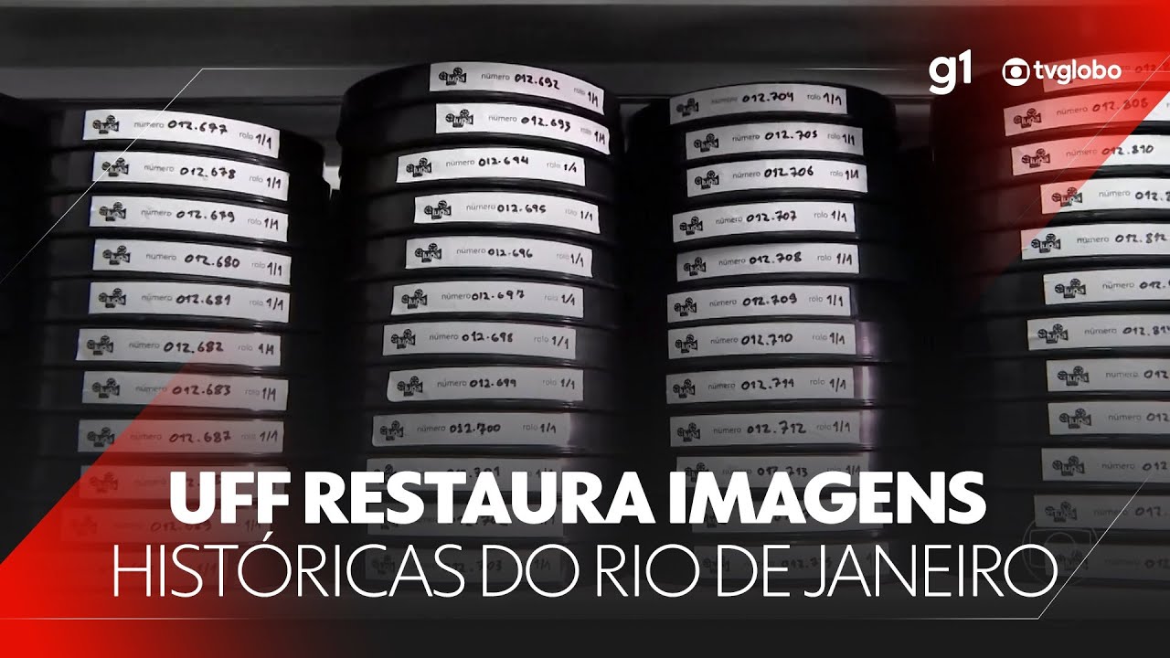 Universidade restaura imagens históricas de quatro décadas do Rio de Janeiro #g1 #JN