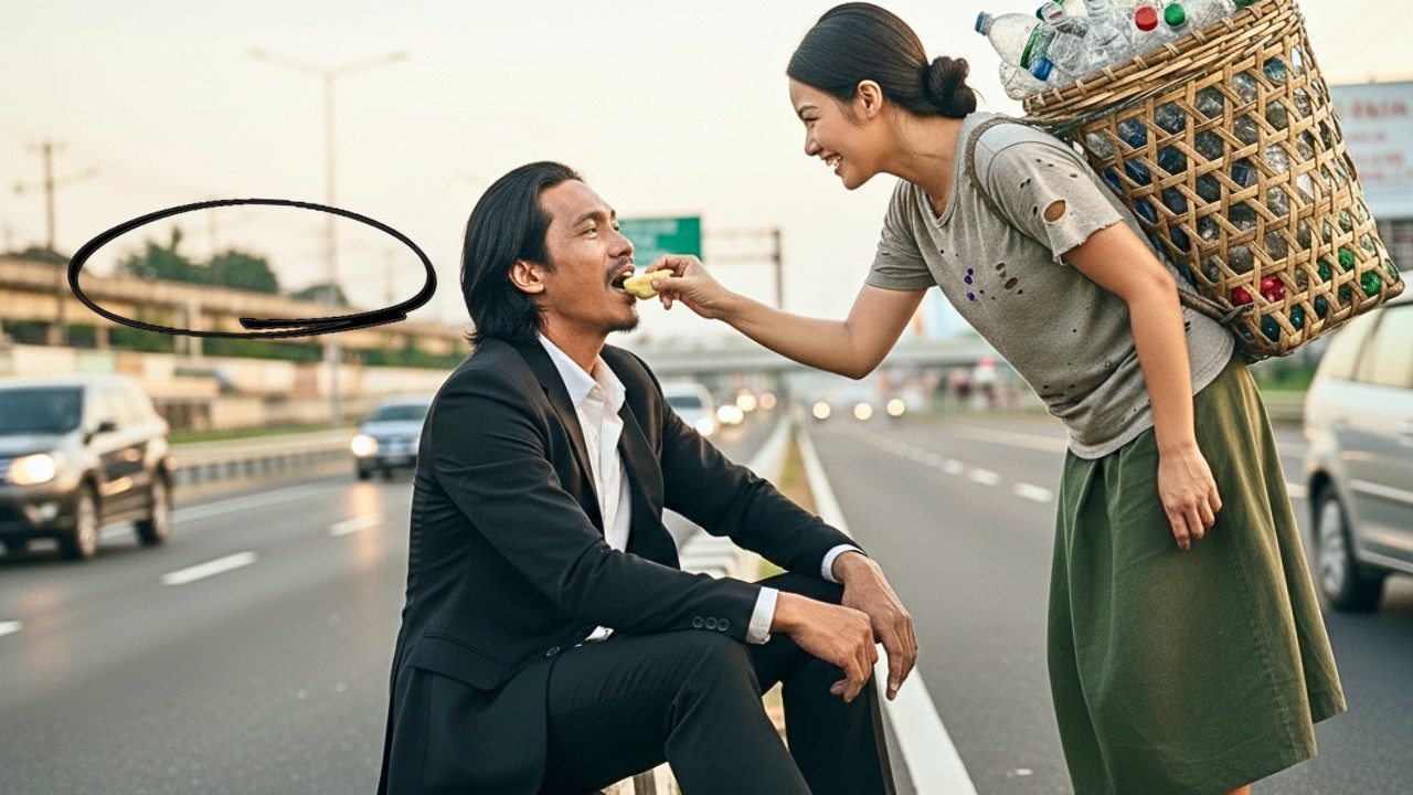 Pemulung Ini Memberi Roti pada Pria Lapar, Ternyata Satu Suap Itu Mengubah Segalanya ~