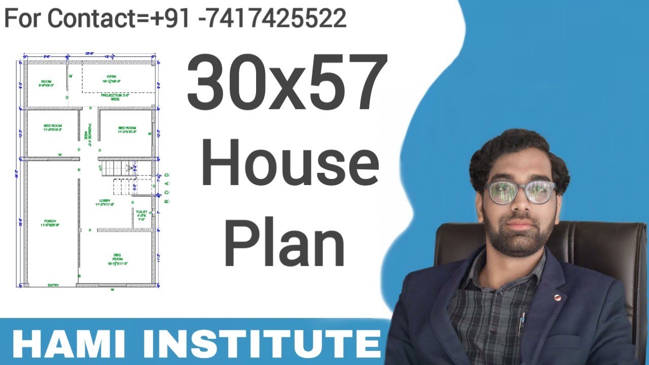 28x 49 house plan | Hami institute | ADBZ Architects