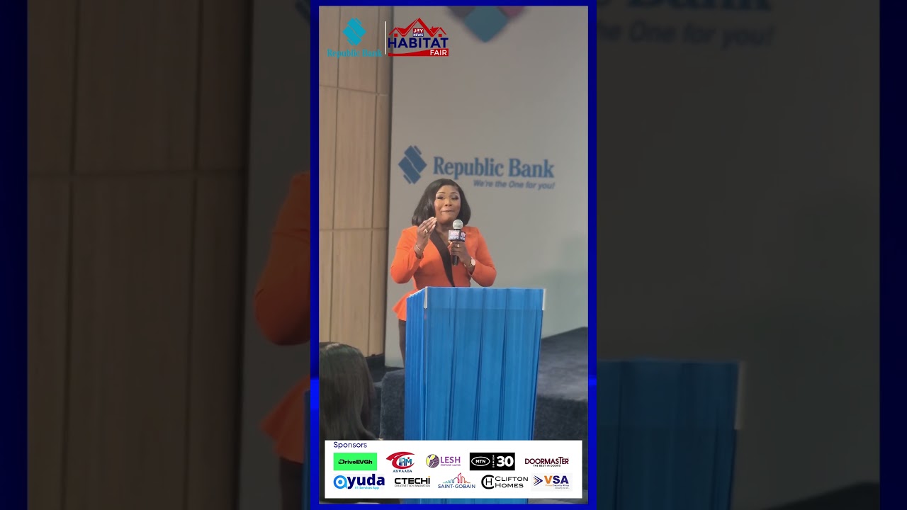 Эмефа Адети ведет мероприятие по партнерству Habitat Fair #JoyNewsHabitatFair #JoyNews
