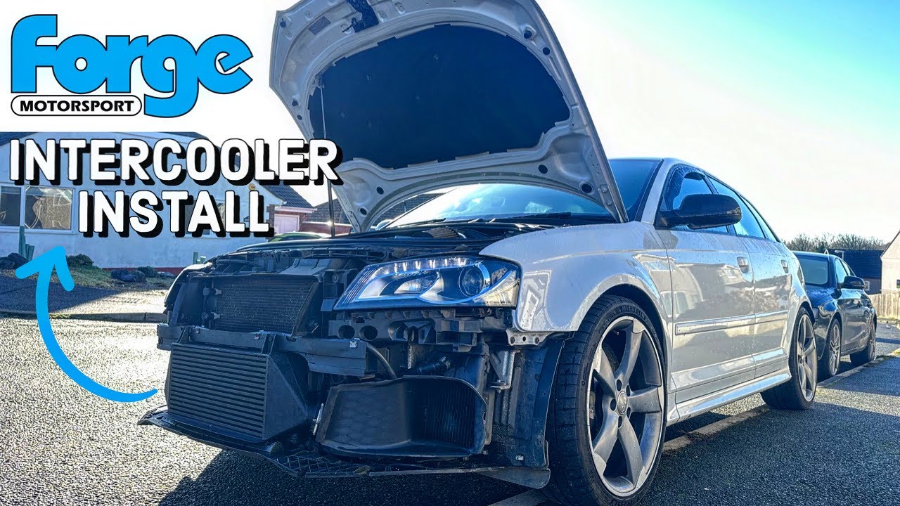 Установка интеркулера AUDI RS3 8P FORGE! (A3/S3/RS3)