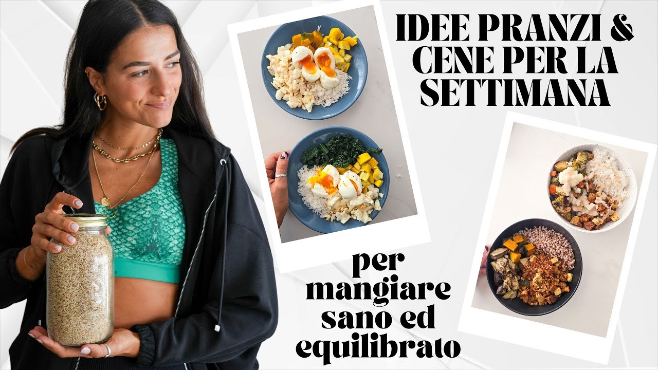 COME RIESCO A MANGIARE SANO DURANTE LA SETTIMANA | Batch cooking, dee di pasti, conservazione