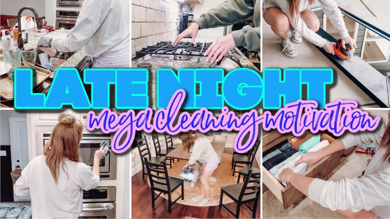 🌙 late night MEGA CLEANING MOTIVATION