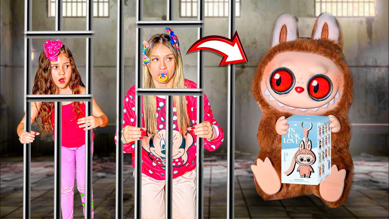 LAYRA E BEBÊ JULLY TIVERAM QUE FUGIR DO LABUBU MALVADO NA PRISÃO!!