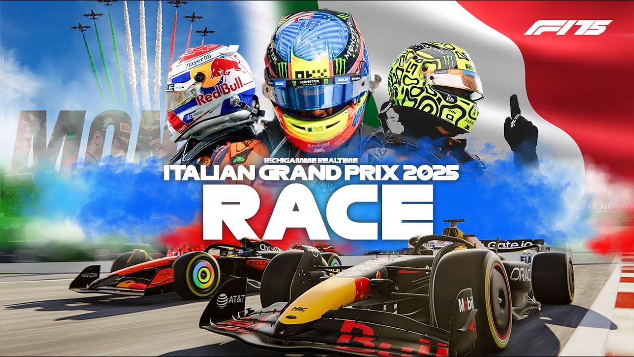 LIVE FORMULA 1 RACE | MONZA - ITALIAN GP 2025 | F1 TIMING & COMMENTARY