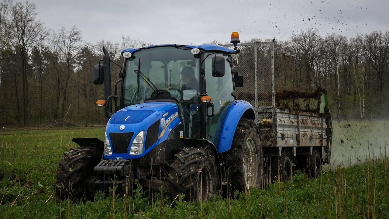Obornik pod Kukurydzę 2023 | New Holland T4.75 Powerstar