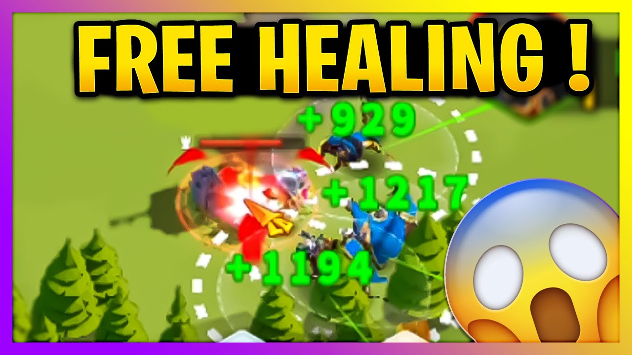 OMG Heal your troops on the Field with this Trick!