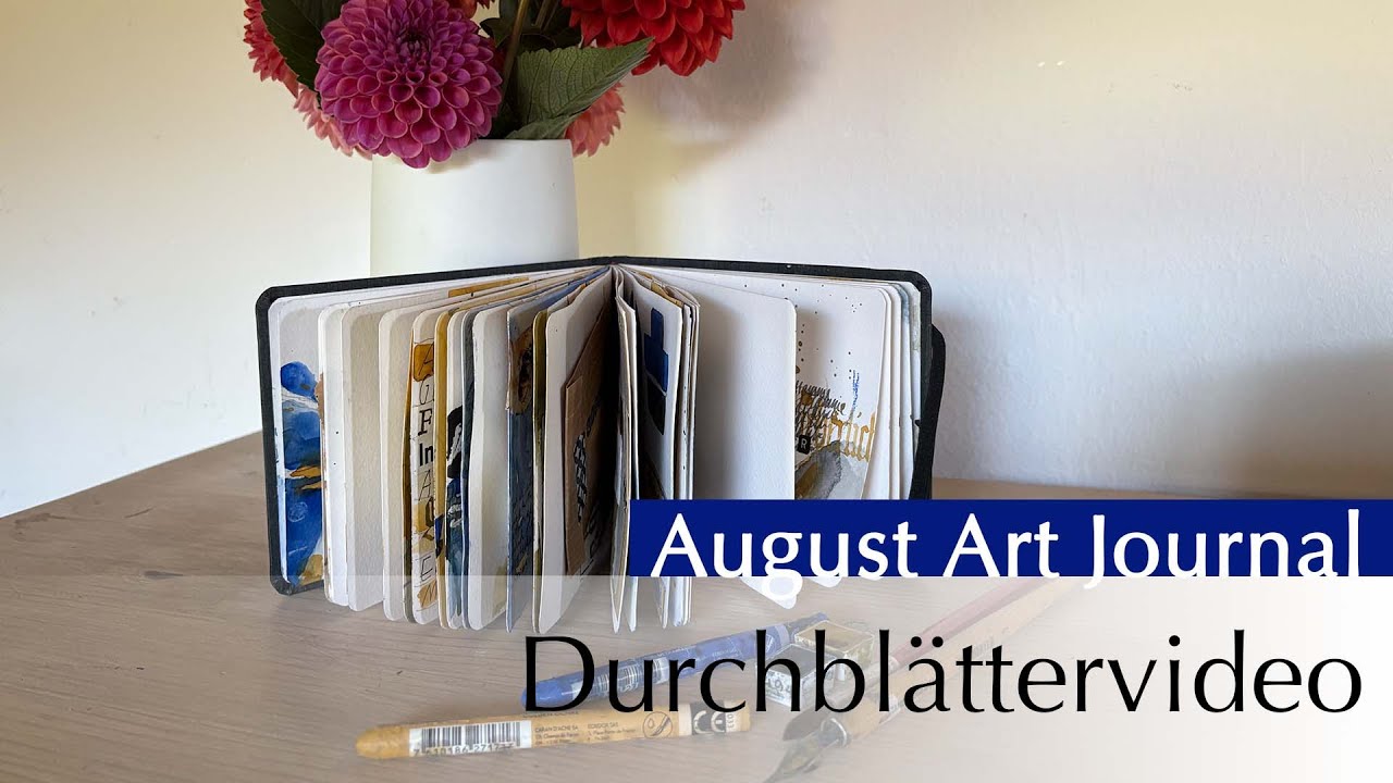August Artjournal 2025 | Durchblaettervideo