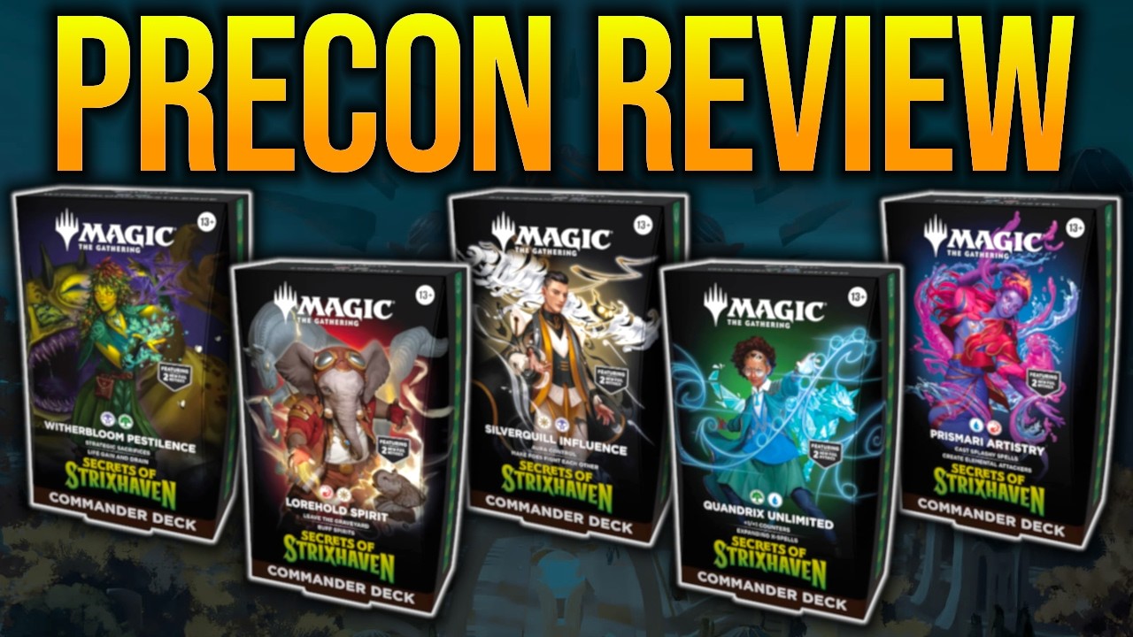 Secrets of Strixhaven Precons: Worst to Best
