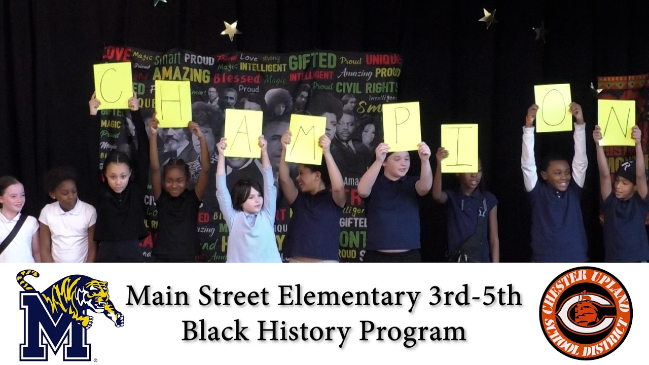 Main Street 3rd-5th Black History Program