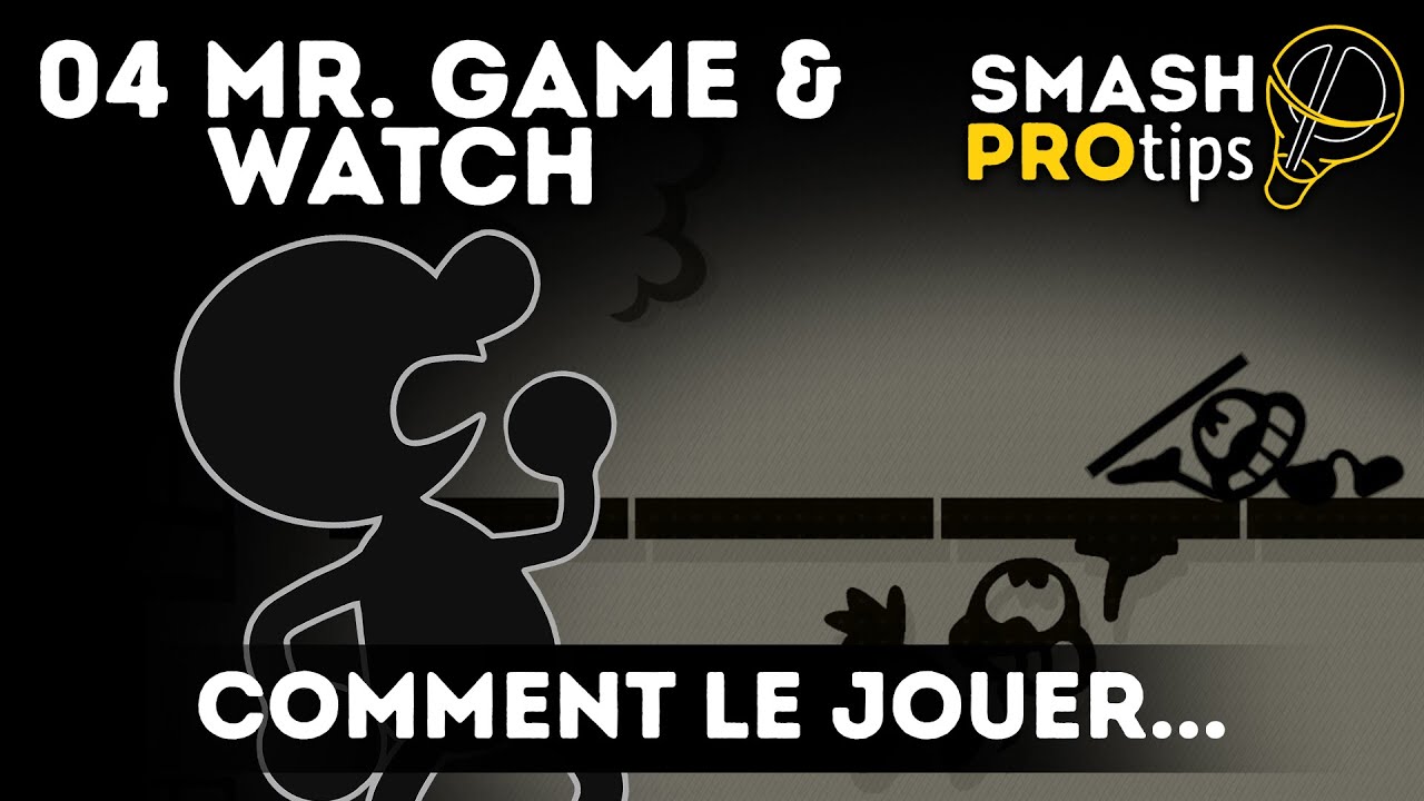 ADP - COMMENT JOUER Mr GAME AND WATCH dans SMASH ULTIMATE ? (ft. THISNEKO)