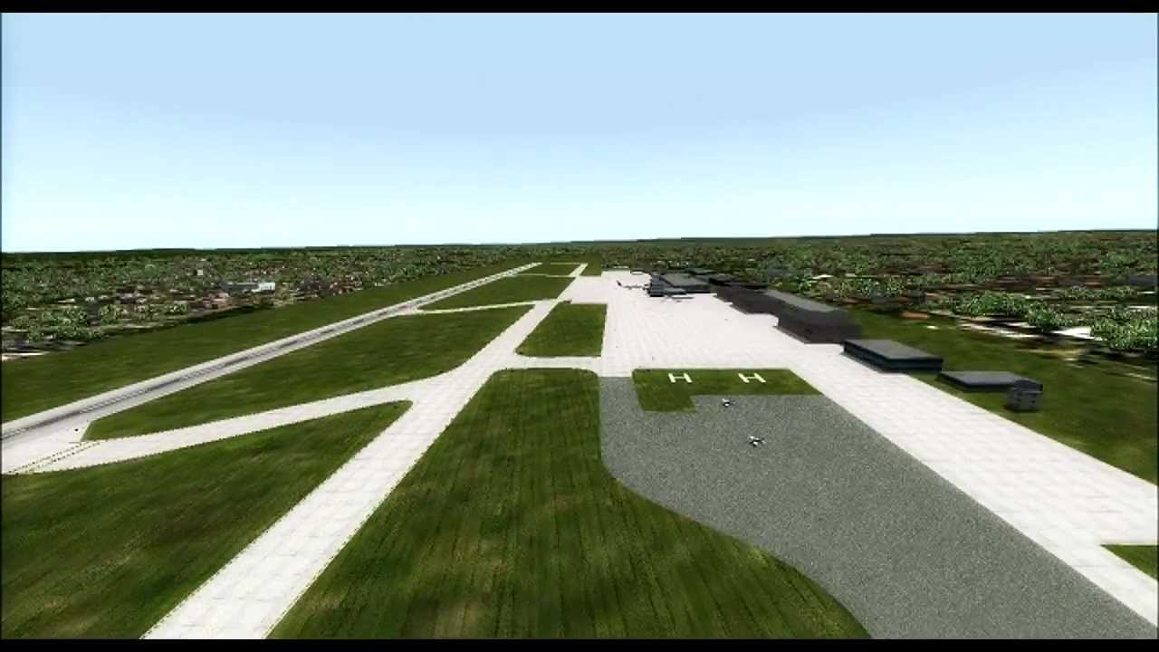 FS9 EDDN Nurnberg Airport (FS9 Film) HD