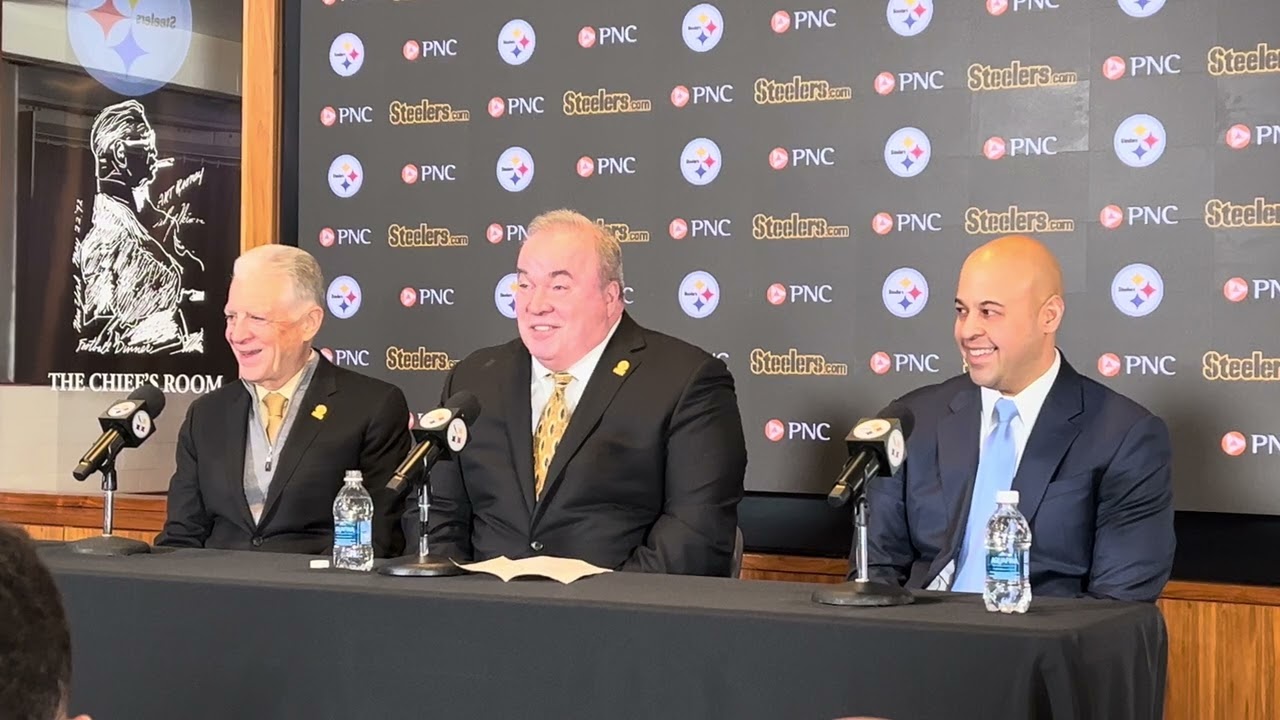 Mike McCarthy's emotional intro as Steelers coach