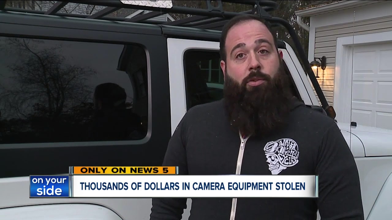 Summit County photographer has thousands of dollars in cameras and gear stolen from his jeep