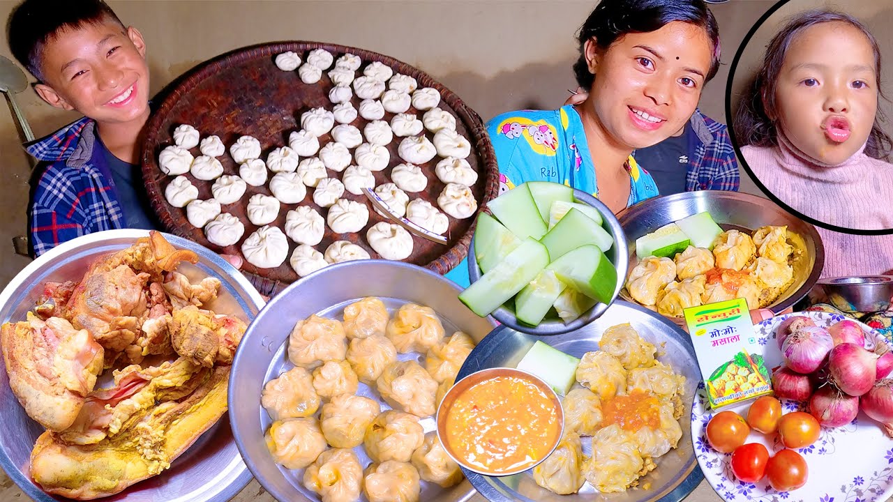 sumnima cooking pork mo: mo : in the house || village Pork MO : Mo recipe @bhumivillagevlogs