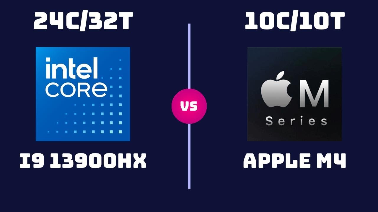 Intel Core i9 13900HX vs Apple M4 (10-Core) &ndash; CPU Comparison | Which One Wins?