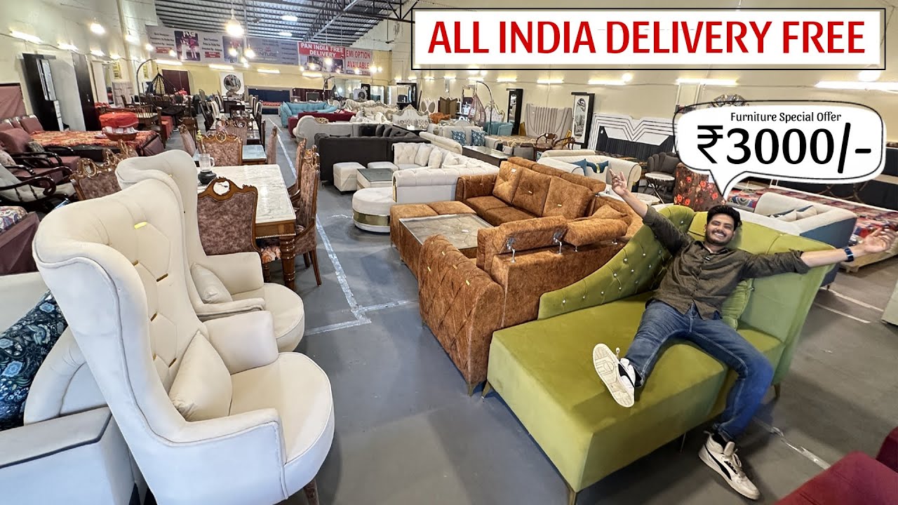 CHEAPEST FURNITURE MARKET DELHI | Sofa सिर्फ ₹3000 में | OCTO Furniture Nangloi Delhi