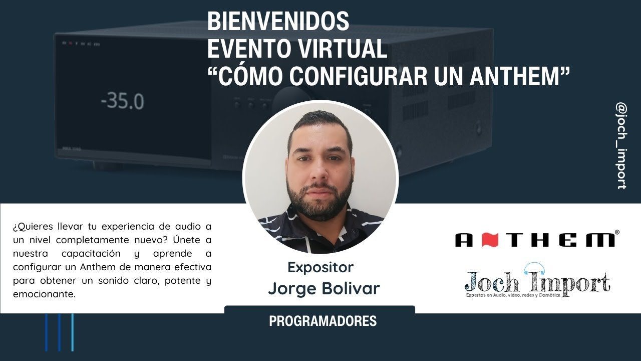 Cómo configurar un Anthem Jochimport